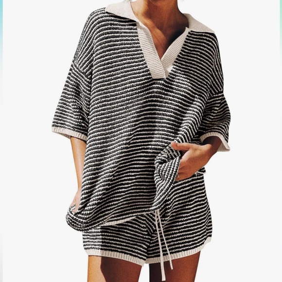 Sweater+Shorts Set S - Picture 1 of 9